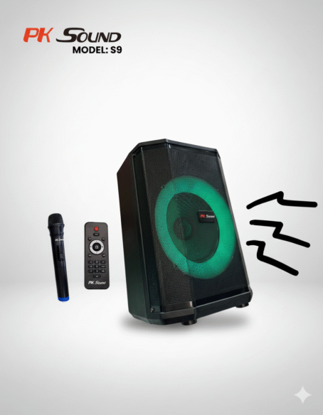 🔊 Parlante de Fiesta PK Sound S9 con Micrófono Inalámbrico - ¡La Fiesta Comienza Aquí! - Image 2