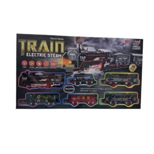 tren eléctrico clásico de lujo | set de 31 piezas con luces, sonido y humo realista
