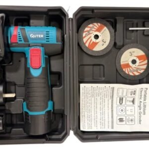 Mini Pulidora Inalámbrica 12V – Kit Portátil con 2 Baterías y Discos de Corte