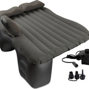 Colchón Inflable de Viaje para Automóvil | Transforma tu Asiento Trasero en una Cómoda Cama
