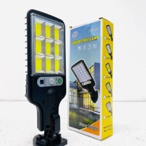 Lámpara Solar Exterior 72 LED con Sensor de Movimiento y Control Remoto | Iluminación Brillante y Seguridad Automática